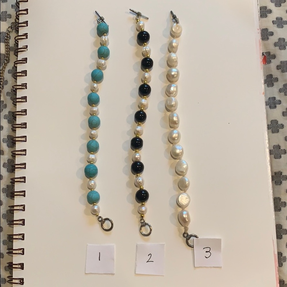 clasp bracelets pearls